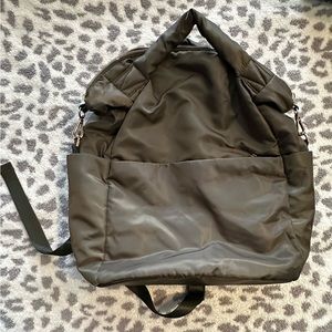 Army green backpack